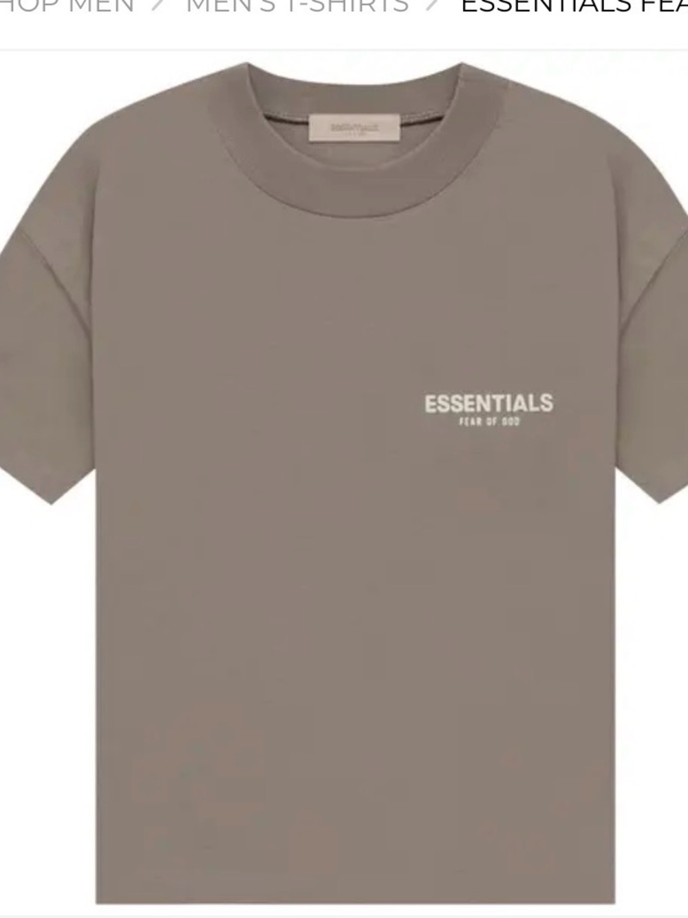 Essentials Fear of God shirt desert Taupe XS